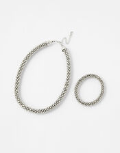 Bobble Necklace and Bracelet Set, , large