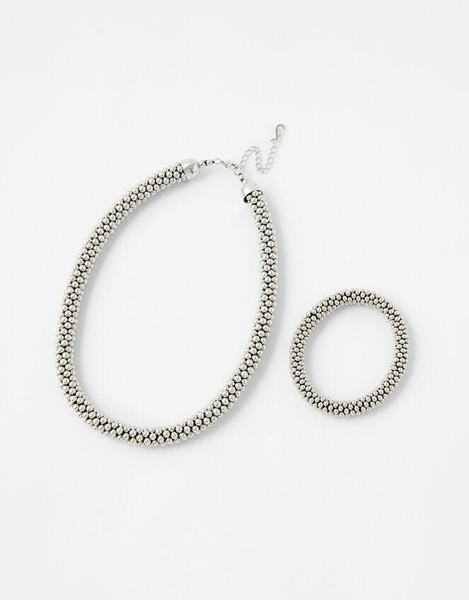 Bobble Necklace and Bracelet Set, , large