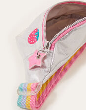 Girls Rainbow Badge Belt Bag, , large