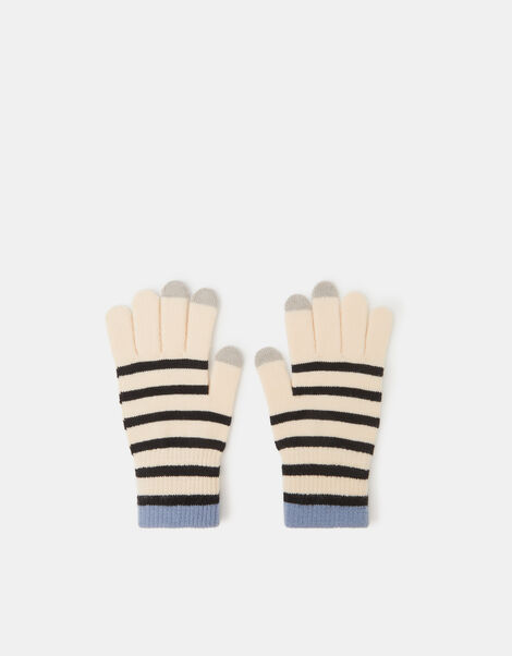 Stripe Touchscreen Gloves, , large