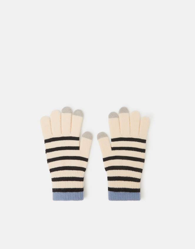 Stripe Touchscreen Gloves, , large
