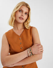 Beaded Charm Stretch Bracelet Multipack, , large