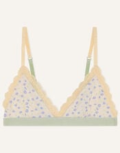 Ditsy Lace Trim Bralet, Ivory (IVORY), large