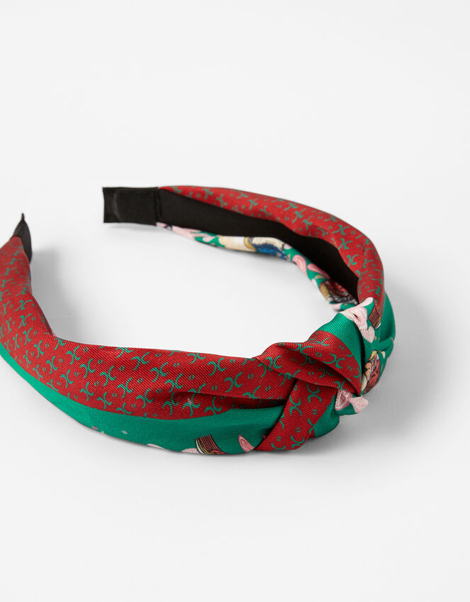 Printed Knot Headband, , large