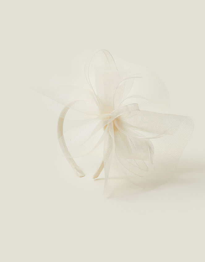 Mini Crin Fascinator, Ivory (IVORY), large