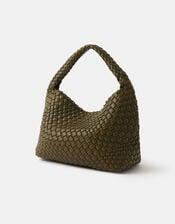 Woven Shoulder Bag, , large
