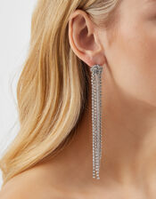 Knotted Cupchain Drop Earrings, , large