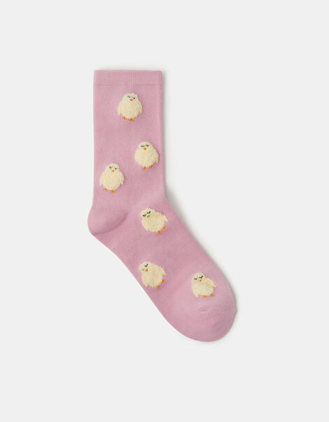 Chick Print Socks, , large
