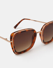 Cat Eye Tort Sunglasses, , large