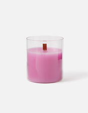 Wooden Wick Candle Jar, Pink (PINK), large
