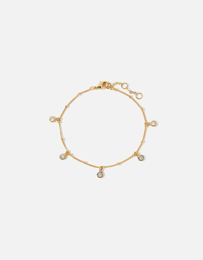 Gold-Plated Droplet Bracelet, , large