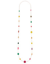 Ivory Coast Coloured Bead Rope Necklace, , large