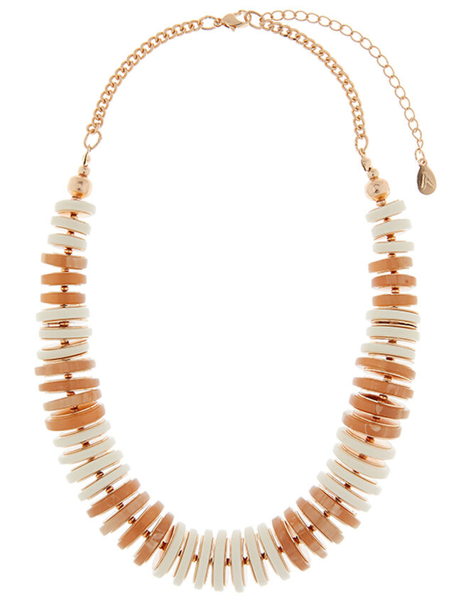 Resin Ring Collar Necklace, , large