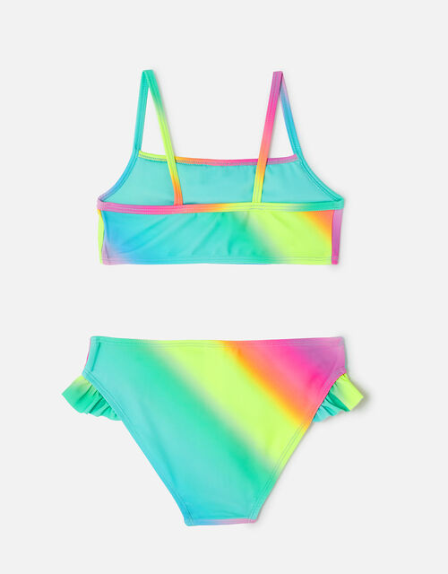 Girls Rainbow Bikini, Multi (BRIGHTS-MULTI), large