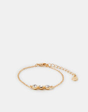Triple Stone Bracelet, Gold (GOLD), large