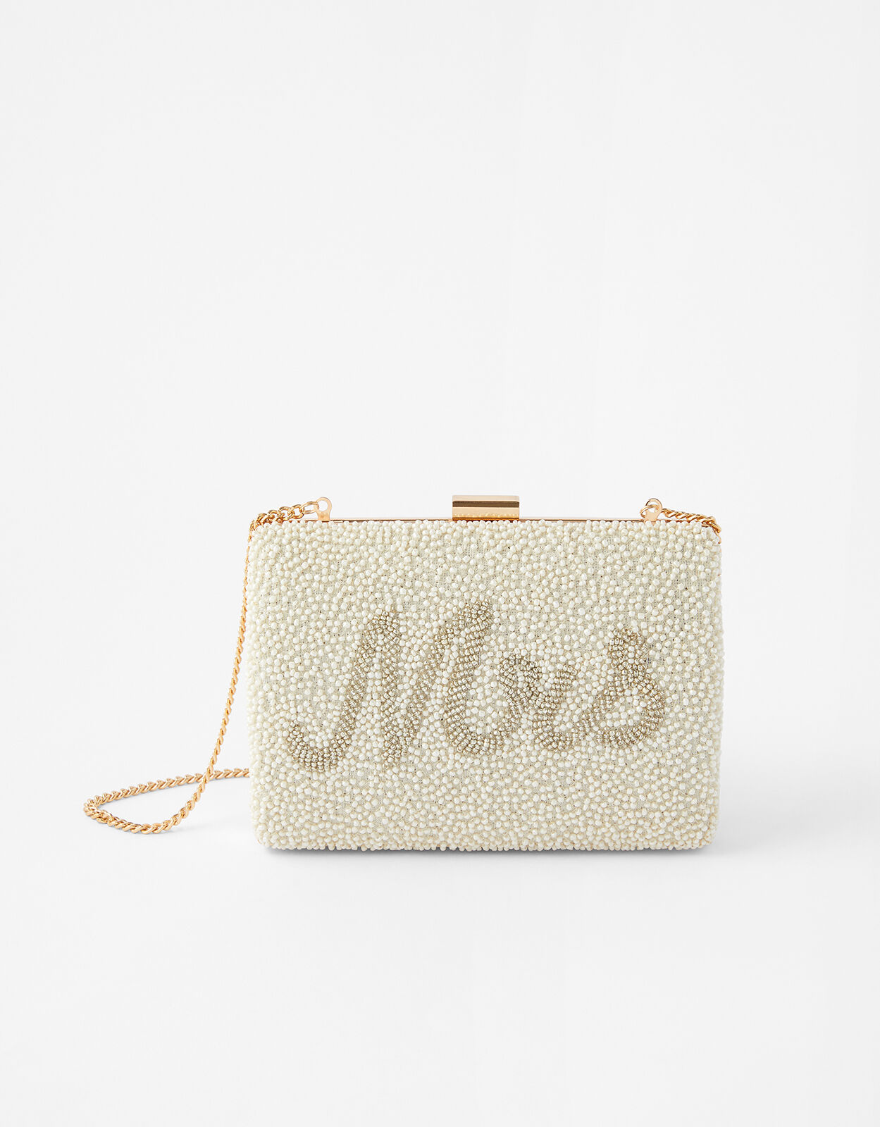 Mrs Beaded Clutch Bag