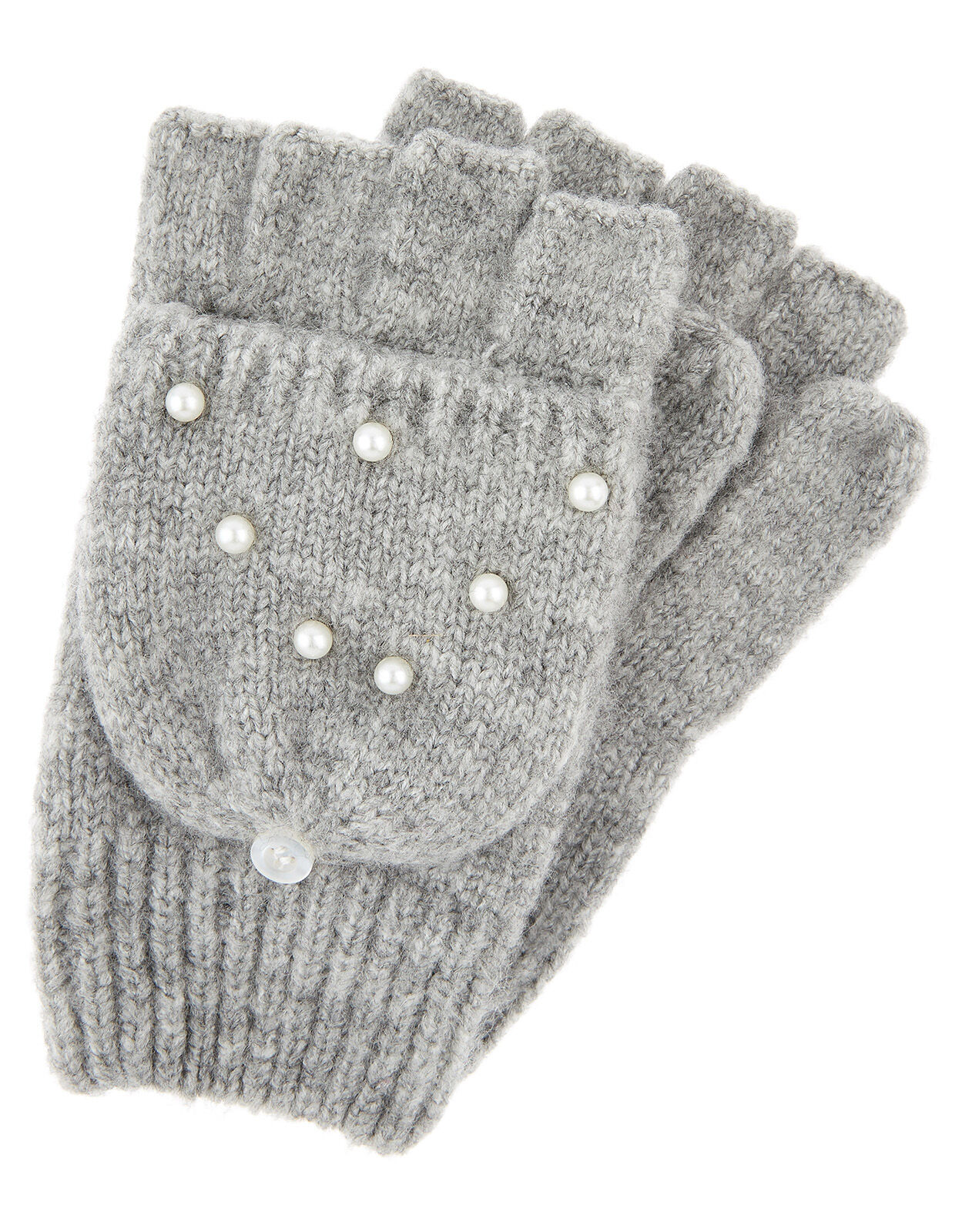 Grey shop mittens ladies