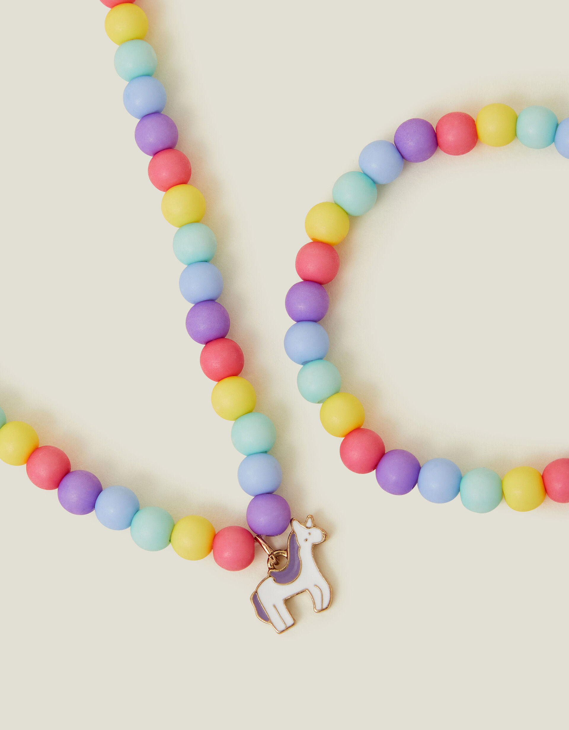 Unicorn necklace and bracelet set 2025