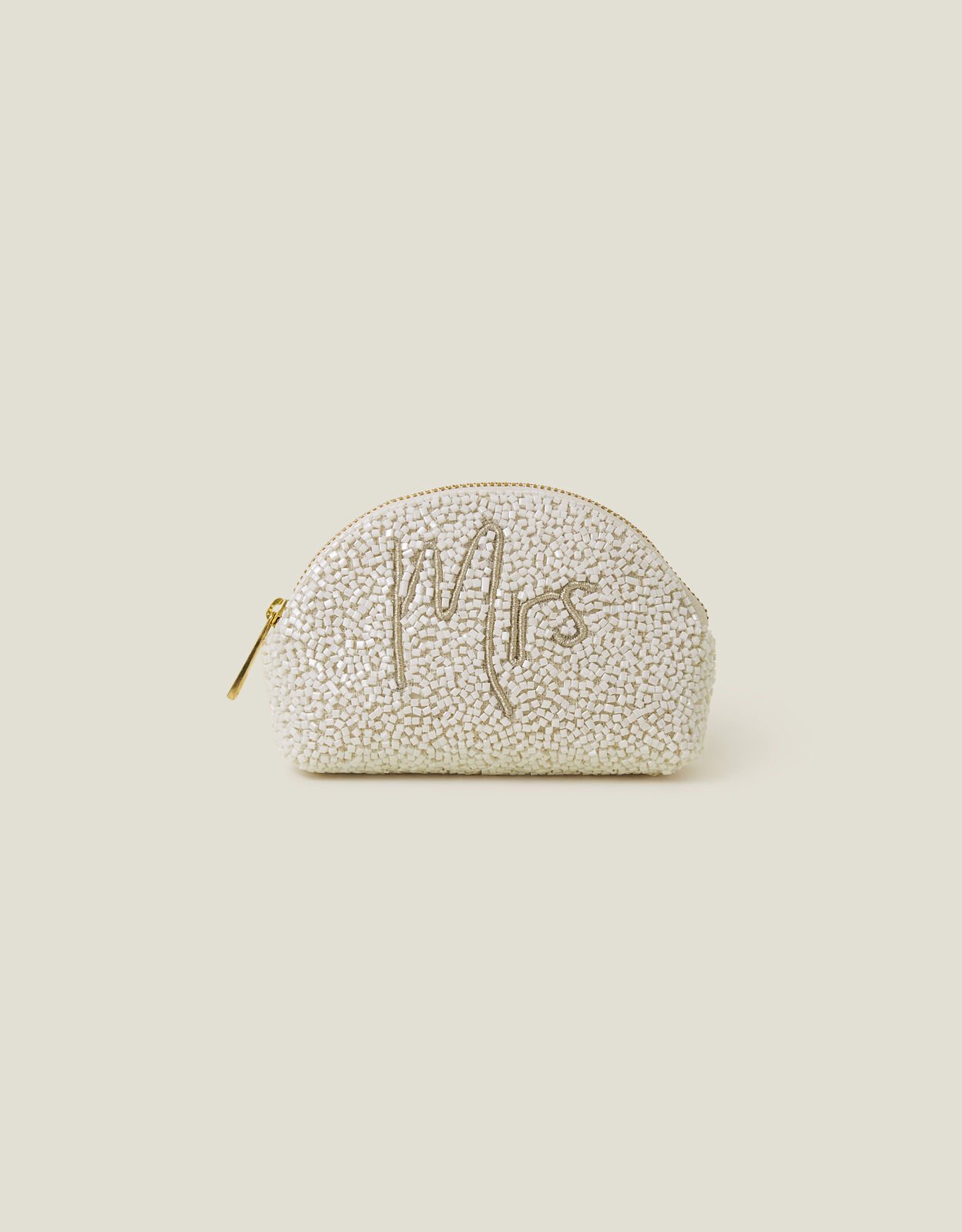 Bridal Hand Beaded Mrs Purse