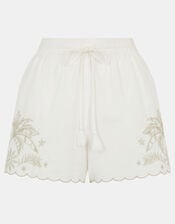 Celestial Cutwork Shorts, Ivory (IVORY), large