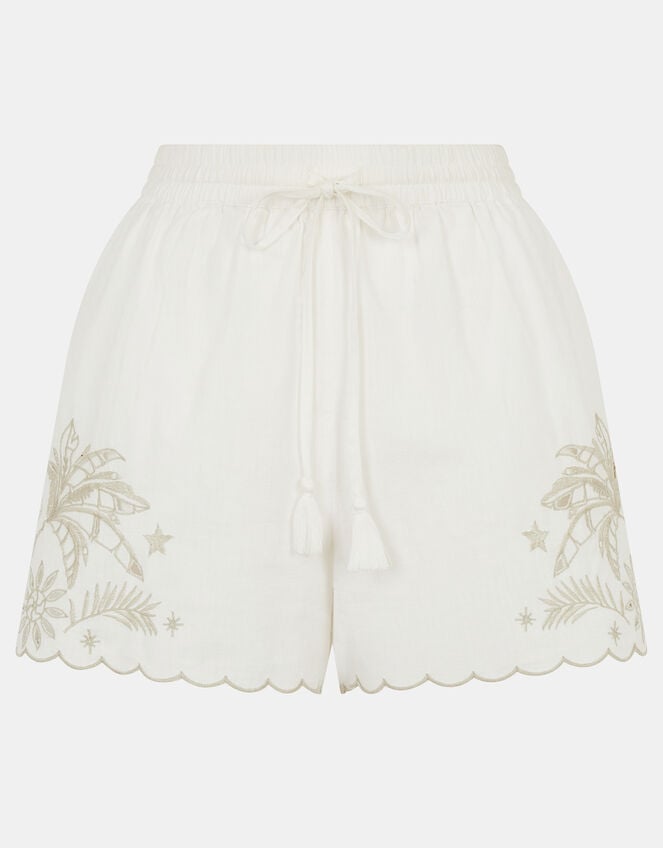 Celestial Cutwork Shorts, Ivory (IVORY), large