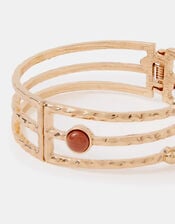 Gemstone Molten Bangle, , large