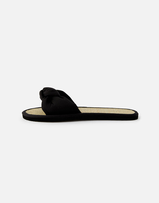 Knot Seagrass Sliders, Black (BLACK), large