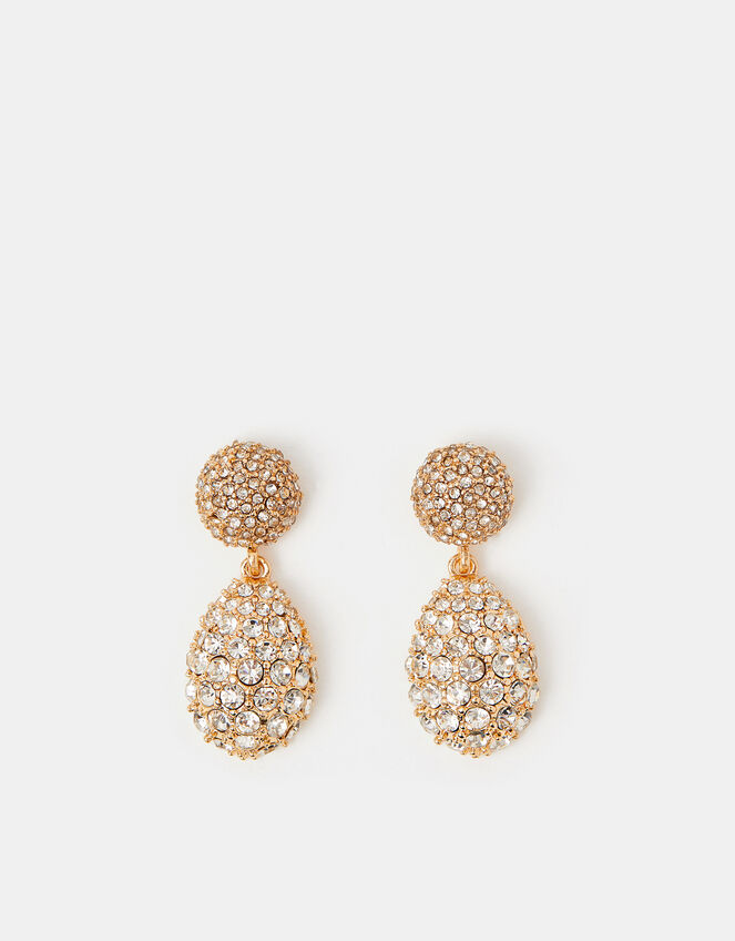 Double Drop Sparkle Earrings, , large