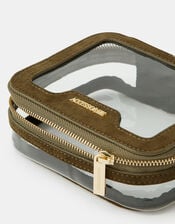 Square Clear Make-Up Bag, , large
