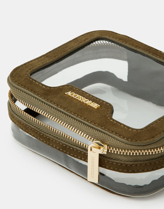 Square Clear Make-Up Bag, , large