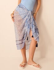 Floral Print Sarong, , large