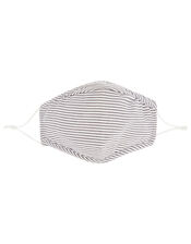3D Face Covering with Pocket in Pure Cotton, Multi (DARKS-MULTI), large