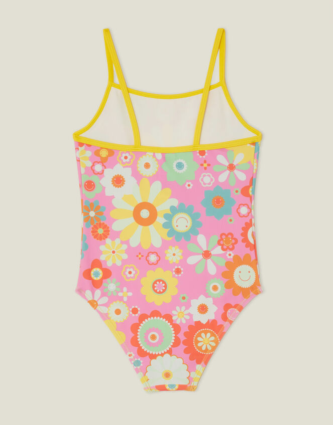 Girls Boho Floral Swimsuit Pink | Swimsuits and swimming costumes ...