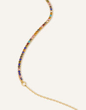 Gold-Plated Rainbow Anklet, , large