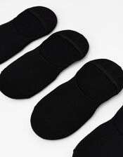 Super-Soft Bamboo Footsie Sock Multipack, Black (BLACK), large