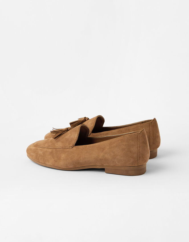 Suede Loafers, Tan (TAN), large