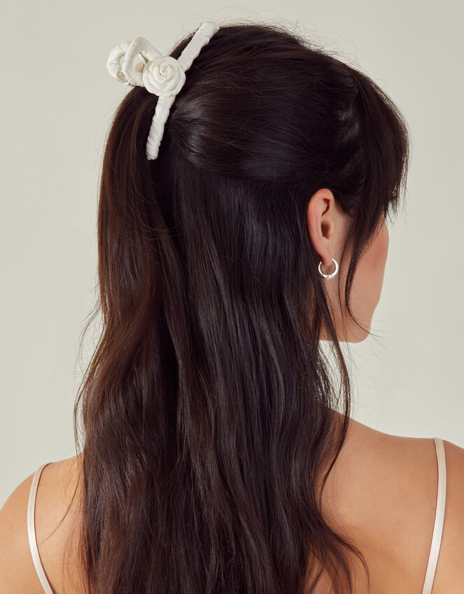 Corsage Wrapped Claw Clip, , large