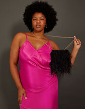 Feather Cross-Body Bag, , large