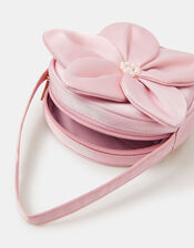 Girls Appliqué Flower Handbag, , large