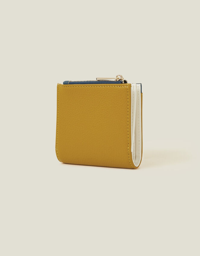 Colour Block Purse, Yellow (OCHRE), large