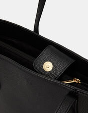 Laptop Tote Bag, Black (BLACK), large