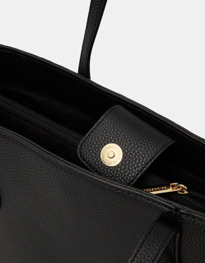 Laptop Tote Bag, Black (BLACK), large