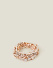 Diamante Stretch Bracelets Multipack, , large