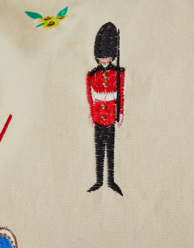 London Embroidered Shopper Bag, , large