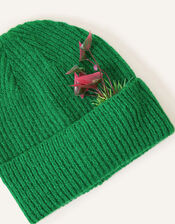 Soho Knit Beanie Hat, Green (LIGHT GREEN), large
