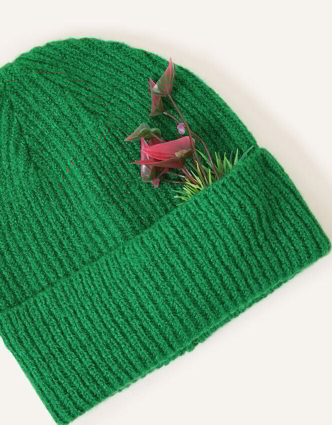 Soho Knit Beanie Hat, Green (LIGHT GREEN), large