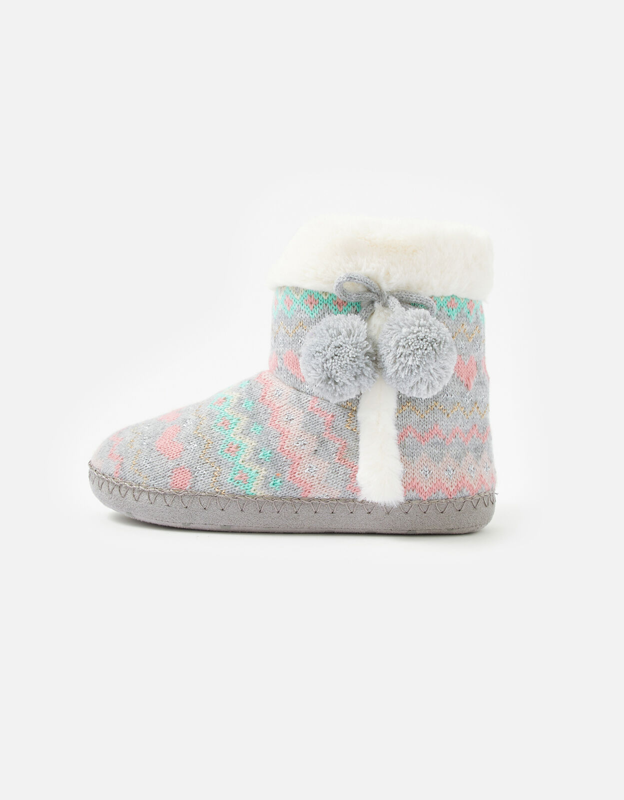 Fairisle on sale boot slippers