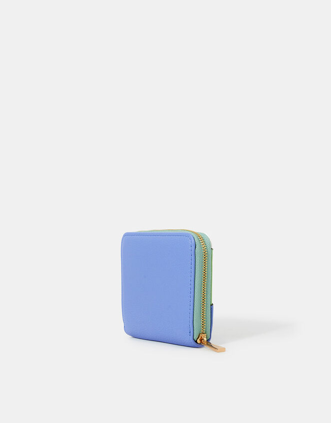 Colourblock Zip-Around Purse, , large