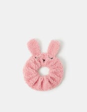 Girls Bunny Borg Hair Scrunchie, , large