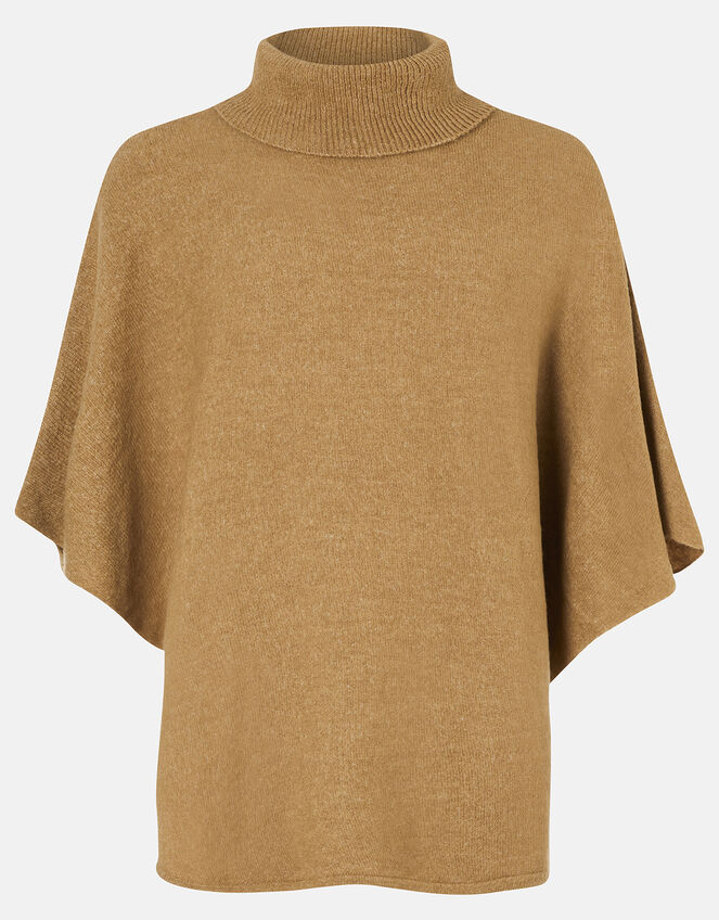 Cosy Knit Poncho, , large